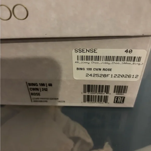 Jimmy Choo Bing pink lizard Crystal-Embellished Pointed Mules - Picture 7 of 7